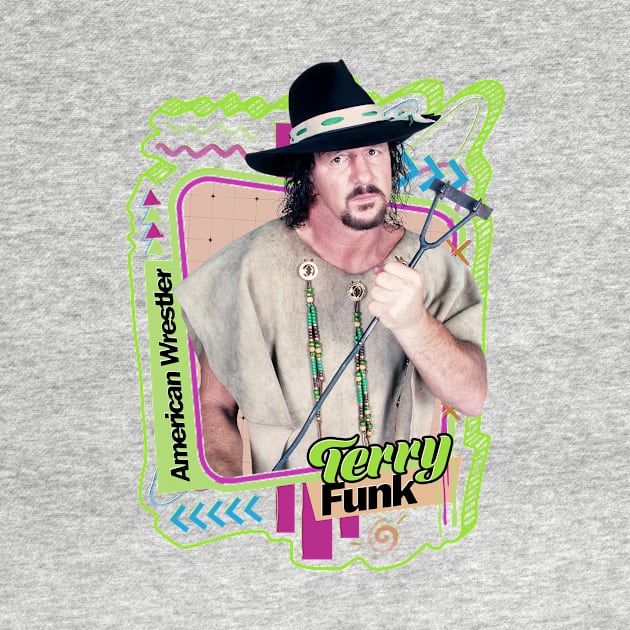 Terry Funk RIP - American Wrestler by PICK AND DRAG